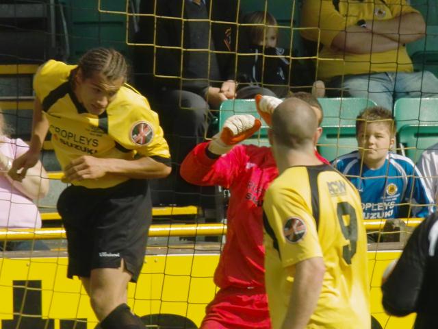 Mitchell Griffiths heads clear