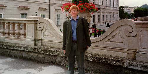 Ken at the Mirabell Gardens