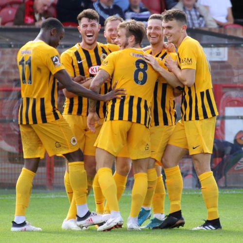 The opening goal celebrations