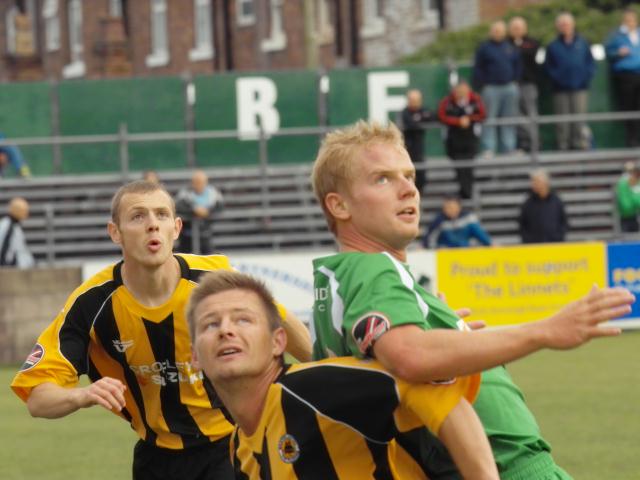 Mark Camm is leaned on