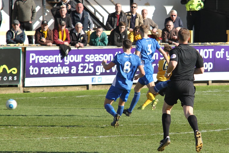 Harry Vince opens his first team account...