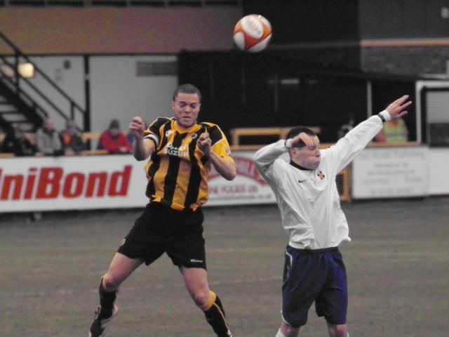 Lee Canoville clears