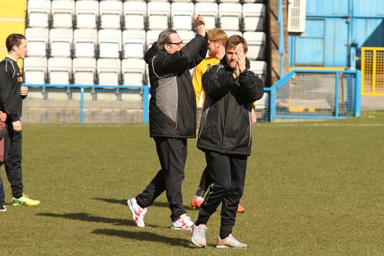 Applauding the Boston fans