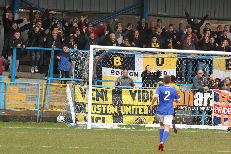 Back of the net - The opening goal