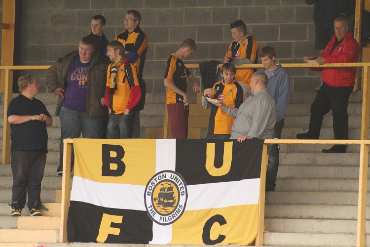 The Town End before kick off