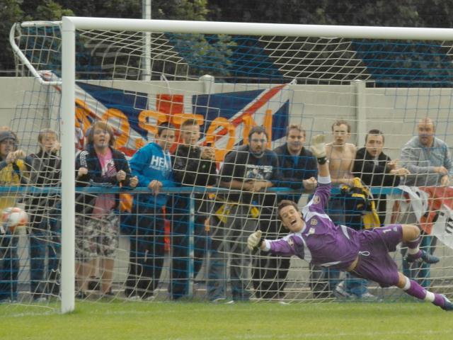 Marc Newsham gives Boston the lead from the spot