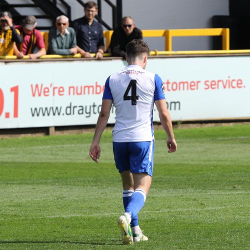 George Cantrill sent off