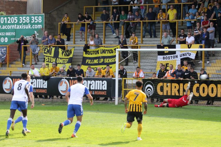 Boston equalise from the spot