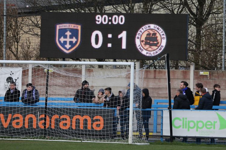 Final score Guiseley 0-1 Boston United