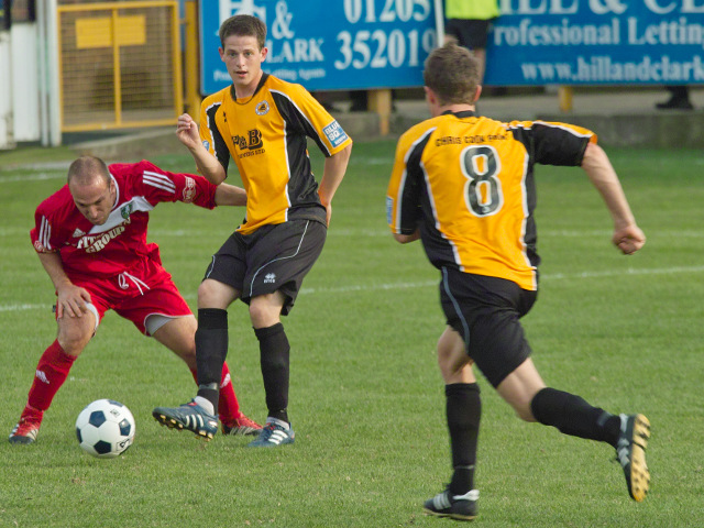 Marc Newsham sets up Danny Sleath