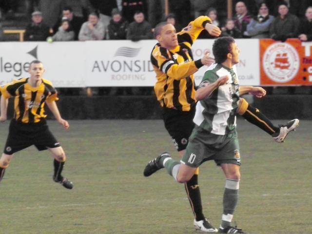 Captain Canoville gets stuck in