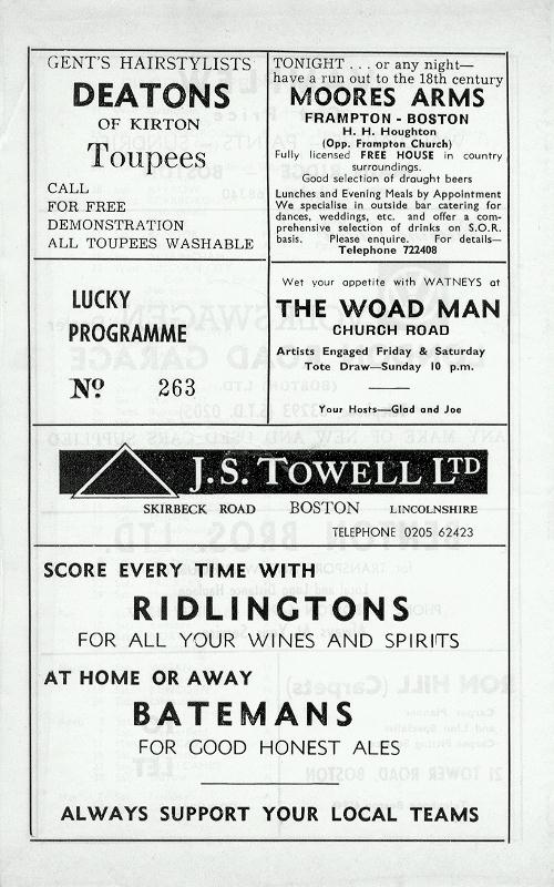 Programme Page 16 - 1976/7