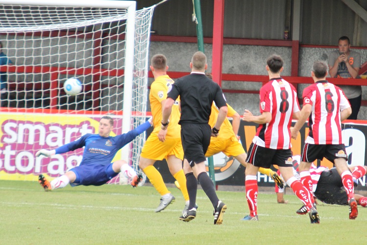 Liam Agnew scores