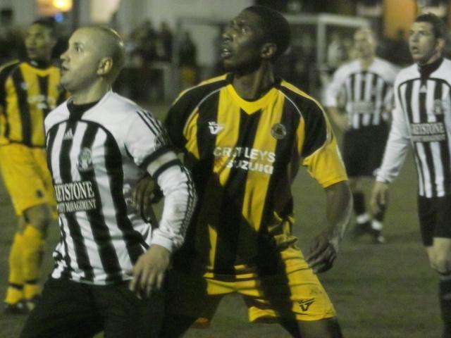 Danny Davidson waits for the cross