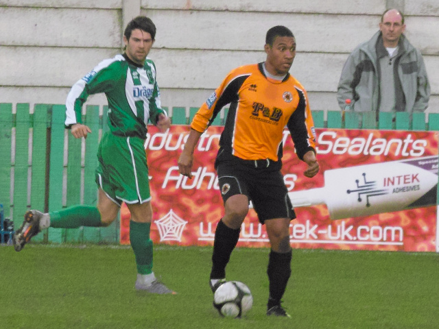 Ryan Semple on the ball