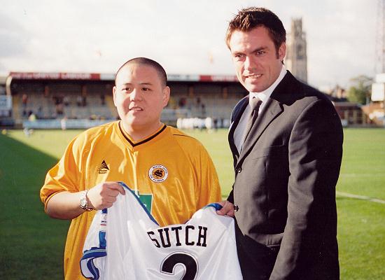 David Lee meets his hero Daryl Sutch